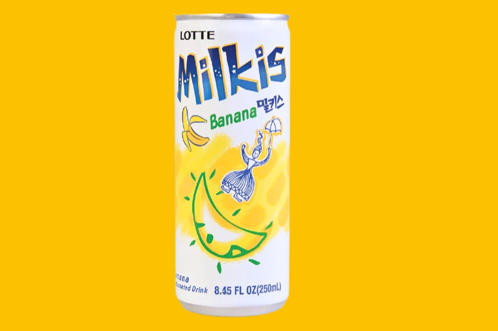 Milkis Banane — soda lacté coréen parfum banane