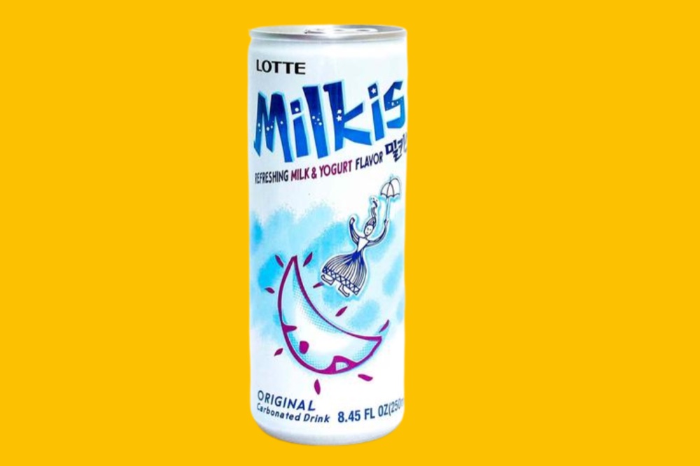 Milkis Nature — soda lacté coréen pétillant Lotte