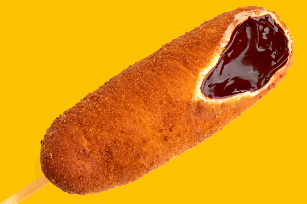 Choco Caramel — Rice Dog dessert au cœur Mars caramel fondant