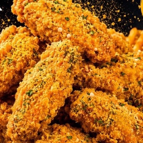Cheddar Crispy Wings — ailes de poulet croustillantes au cheddar